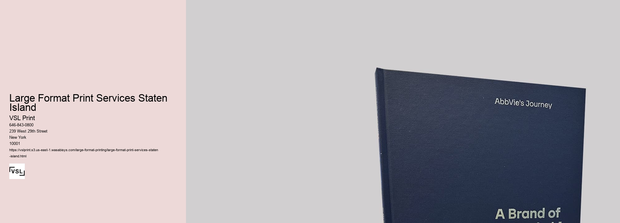 Large Format Print Services Staten Island